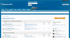Desktop Screenshot of forums.saltwaterfish.com