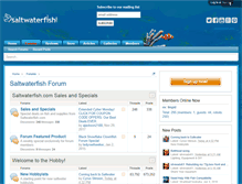 Tablet Screenshot of forums.saltwaterfish.com
